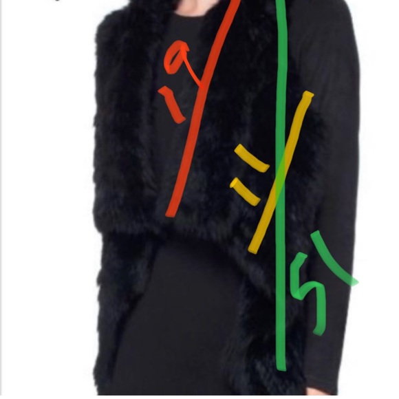 Rudsak rabbit fur vest M/L - Picture 4 of 4